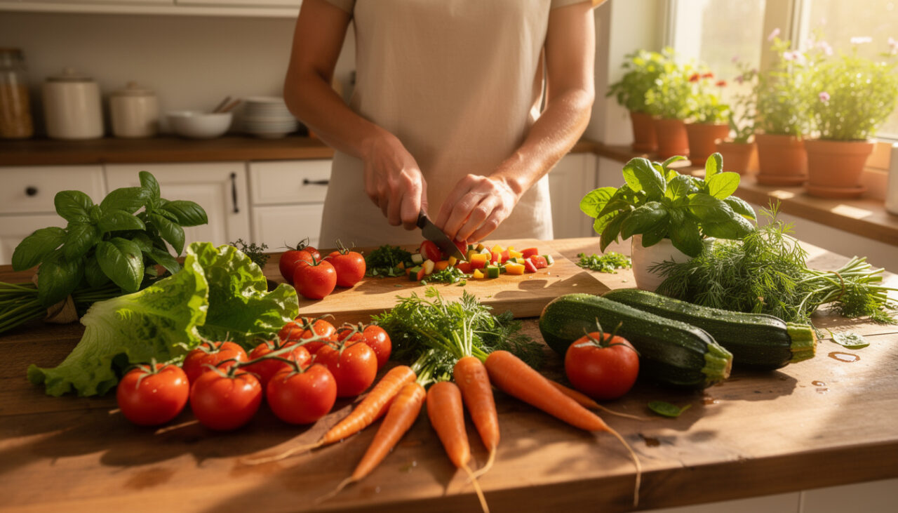 découvrez comment réaliser des recettes saines et savoureuses en utilisant des produits frais directement issus de votre potager pour une alimentation naturelle et équilibrée.