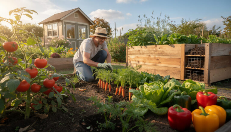 apprenez à produire vos propres aliments maison avec un potager bio facile à entretenir, pour une alimentation saine et naturelle.