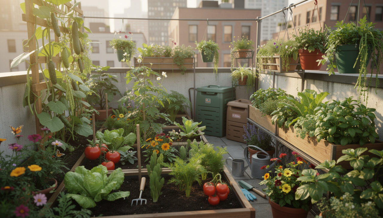 découvrez comment optimiser l'espace de votre jardin en ville pour cultiver un potager bio, même dans les petits espaces urbains.