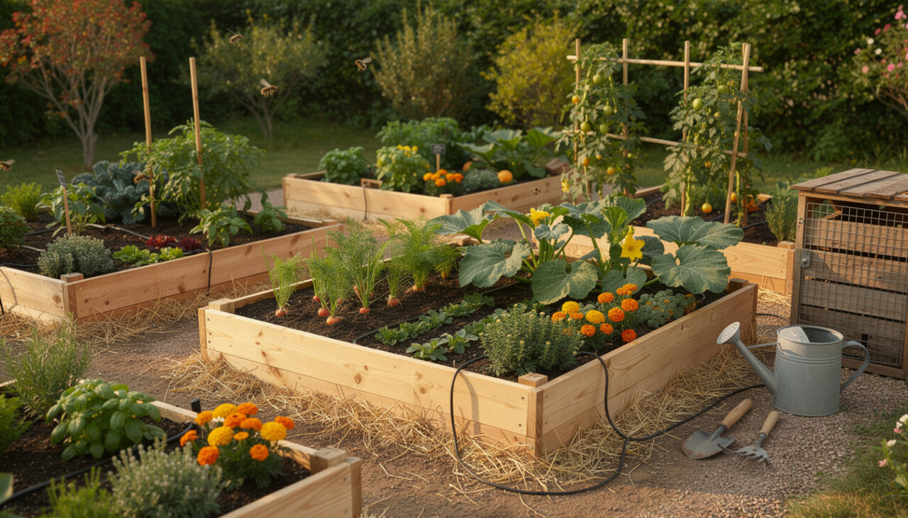 découvrez comment créer un carré potager bio et productif : choix de l’emplacement, préparation du sol, associations de légumes et conseils d’entretien.